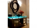 Glass bathroom countertop
