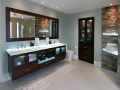 Bathroom glass countertops