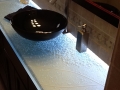 Bathroom glass countertops