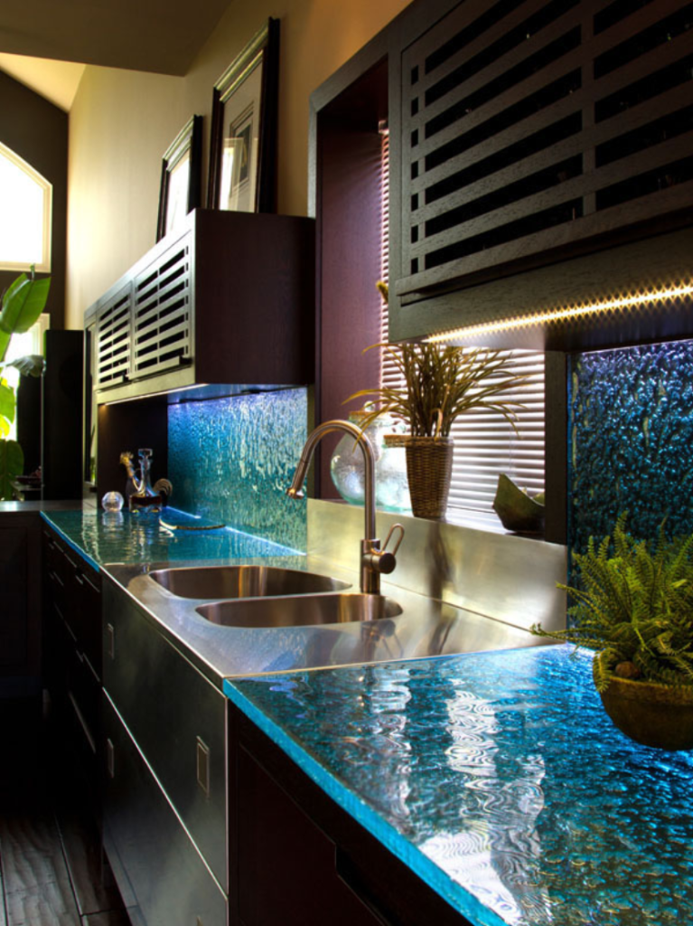 6 Popular Glass Countertop Types - CGD Glass Countertops