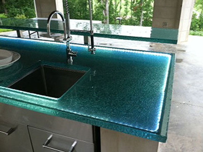 Everything You Need To Know About Outdoor Glass Countertops Cgd