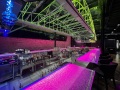 Glass-bar-top for Retro restaurant
