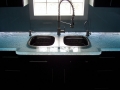Kitchen glass countertop (Ultra clear glass 1 1/2")