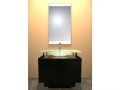 Vanity and raised sink